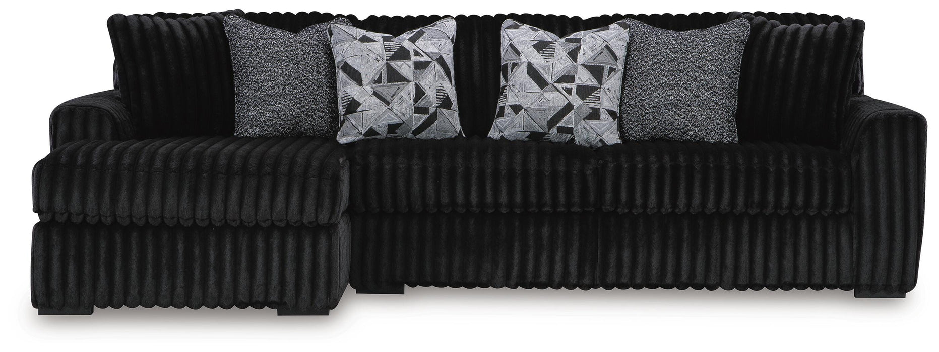 Midnight-Madness Sectional Sofa with Chaise