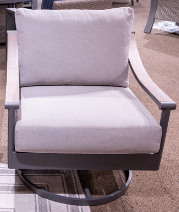 Ocean Beach Outdoor Swivel Lounge with Cushion