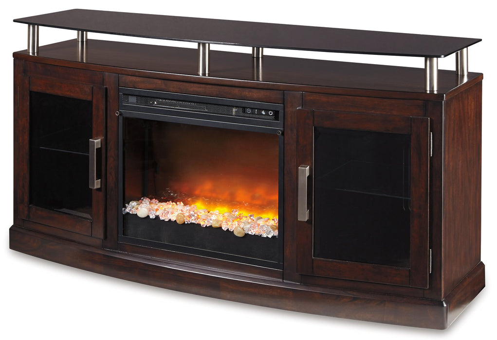 Chanceen 60" TV Stand with Electric Fireplace