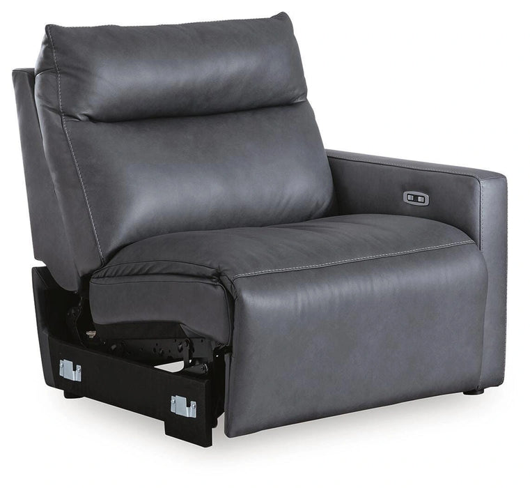 ModZ Power Reclining Sectional Loveseat with Audio Console